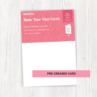 A4 Creased White Hammer Cards (100) product image