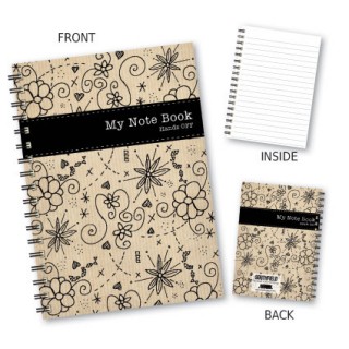 Floral 'My Note Book' Wiro product image