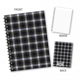 Gordon Style Tartan Notebook product image