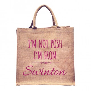 I'm Not Posh Natural Jute +Tag (Pink) product image