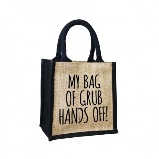 Grub-Hands off Cute Jute Bag product image