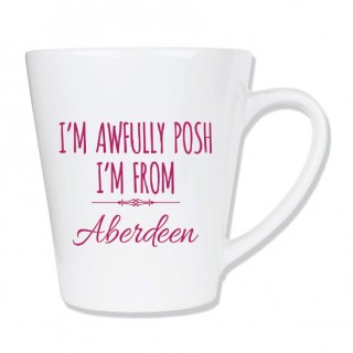 Awfully Posh Latte Mug (Pink) product image