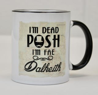 Sir Posh Black Handled Mug product image