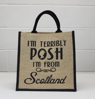 Queen Posh Jute Shopper product image