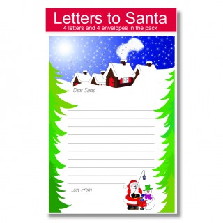 Santa Letter & Red Envelopes product image