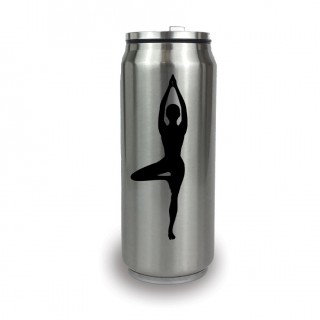 Aluminium Thermos Flask with Straw product image