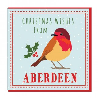 Personalise- Robin Textured Card product image