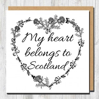 My Heart Belongs Greeting Card product image