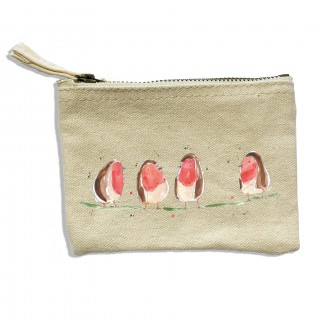 Medium Canvas Zip Pouch Colour Printed product image