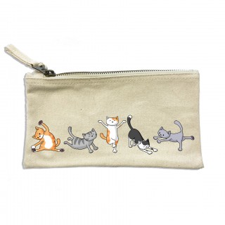 Small Canvas Zip Pouch Colour Printed product image