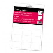Labels 18 to a Sheet 15 Shts
