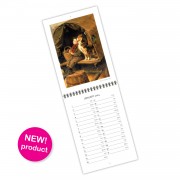 A5 Fold Open Calendar with wiro