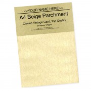 P -Beige Parchment Card 170gsm