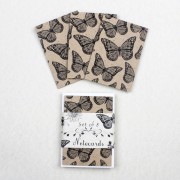 Eco Notecards Butterflies