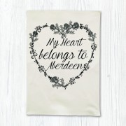 My Heart Belong Tea Towel+Tag