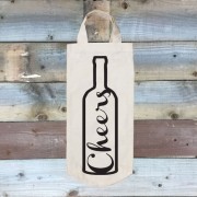 Cotton Bottle Bag-Cheers