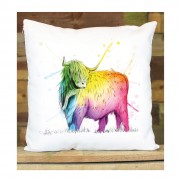 White Cushion Cover (Bordered Image)