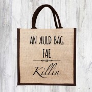 Auld Bag Jute Shopper+Tag