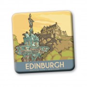 Vintage Sketch Town Classic Coaster