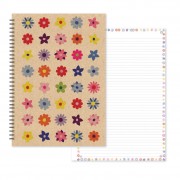 A4 Decorative Eco Notebook